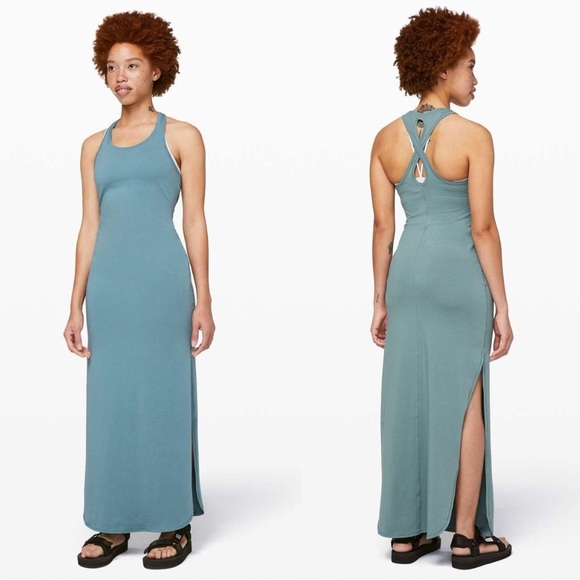 Lululemon Restore and Revitalized Dress Aquatic Green Seafoam - Picture 1 of 7